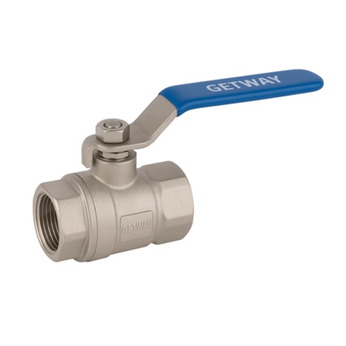 ss 304 cf8 single piece screwed end ball valve exporter india