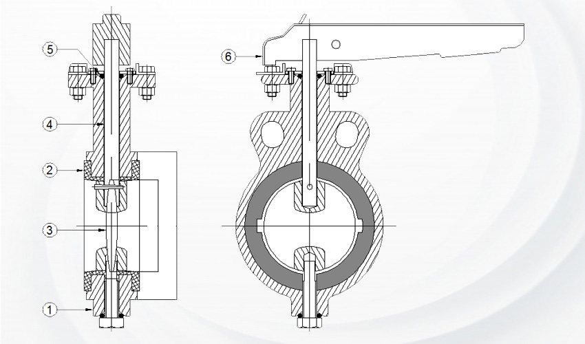 wafer-type-butterfly-valve